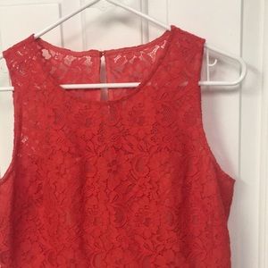 J.Crew Factory lined lace sheath dress